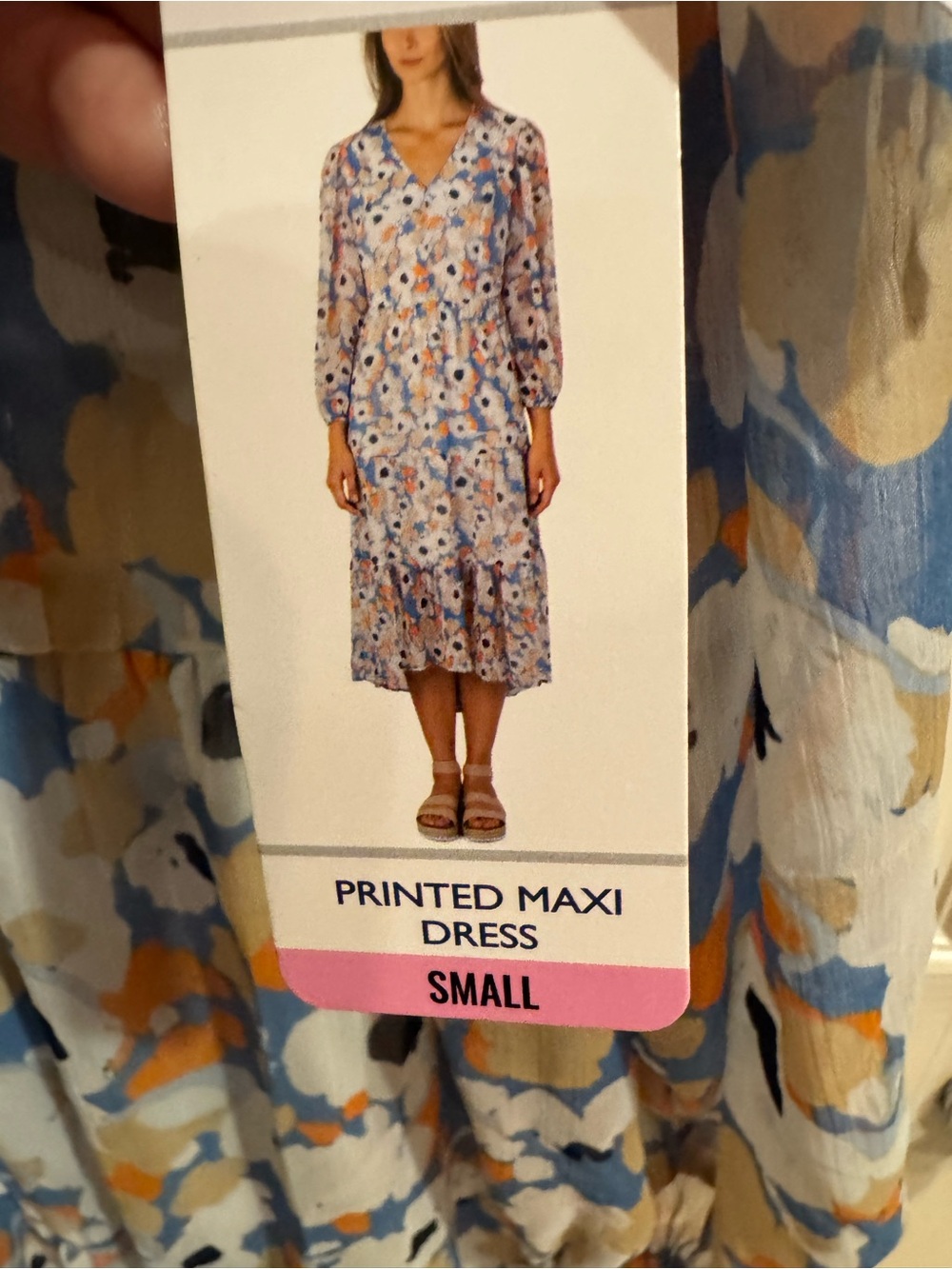 NWT small Joie Maxi tiered dress Floral field
